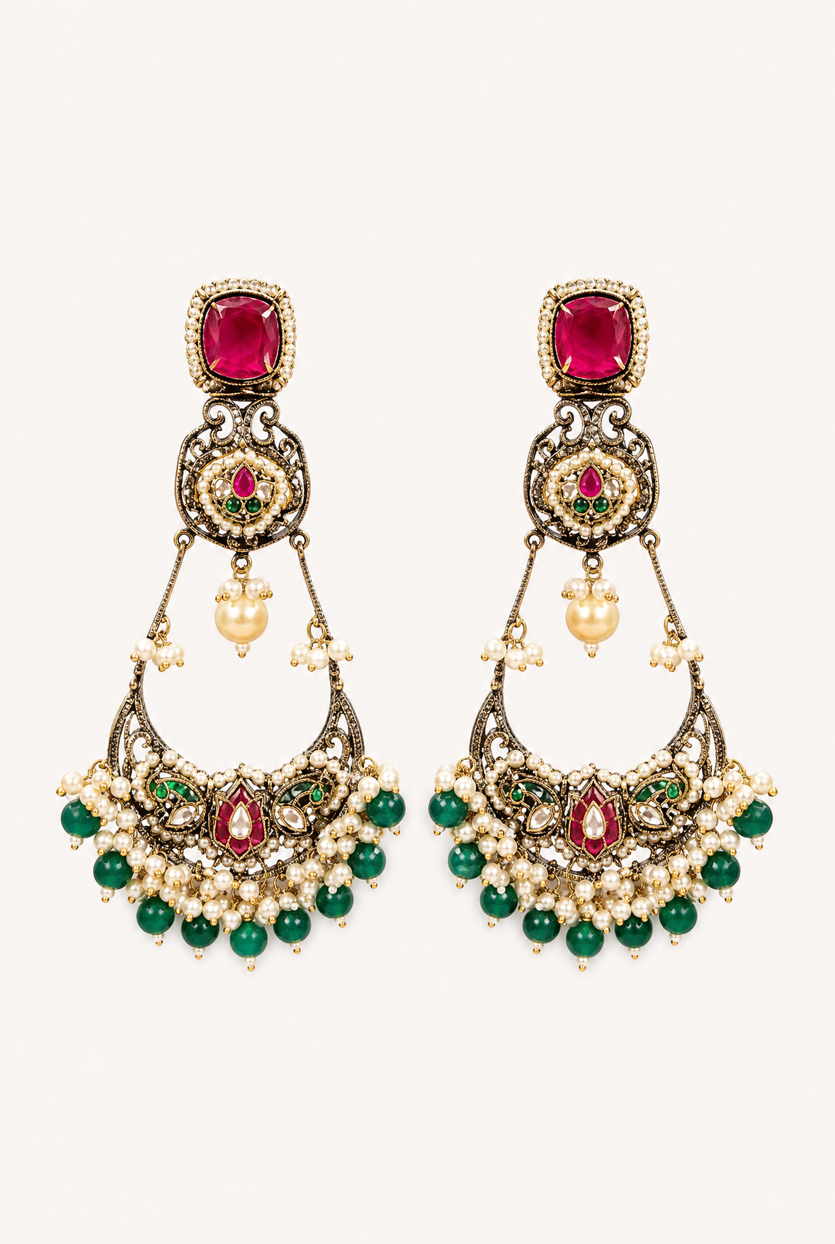 Premium Gulnaar Chandbali