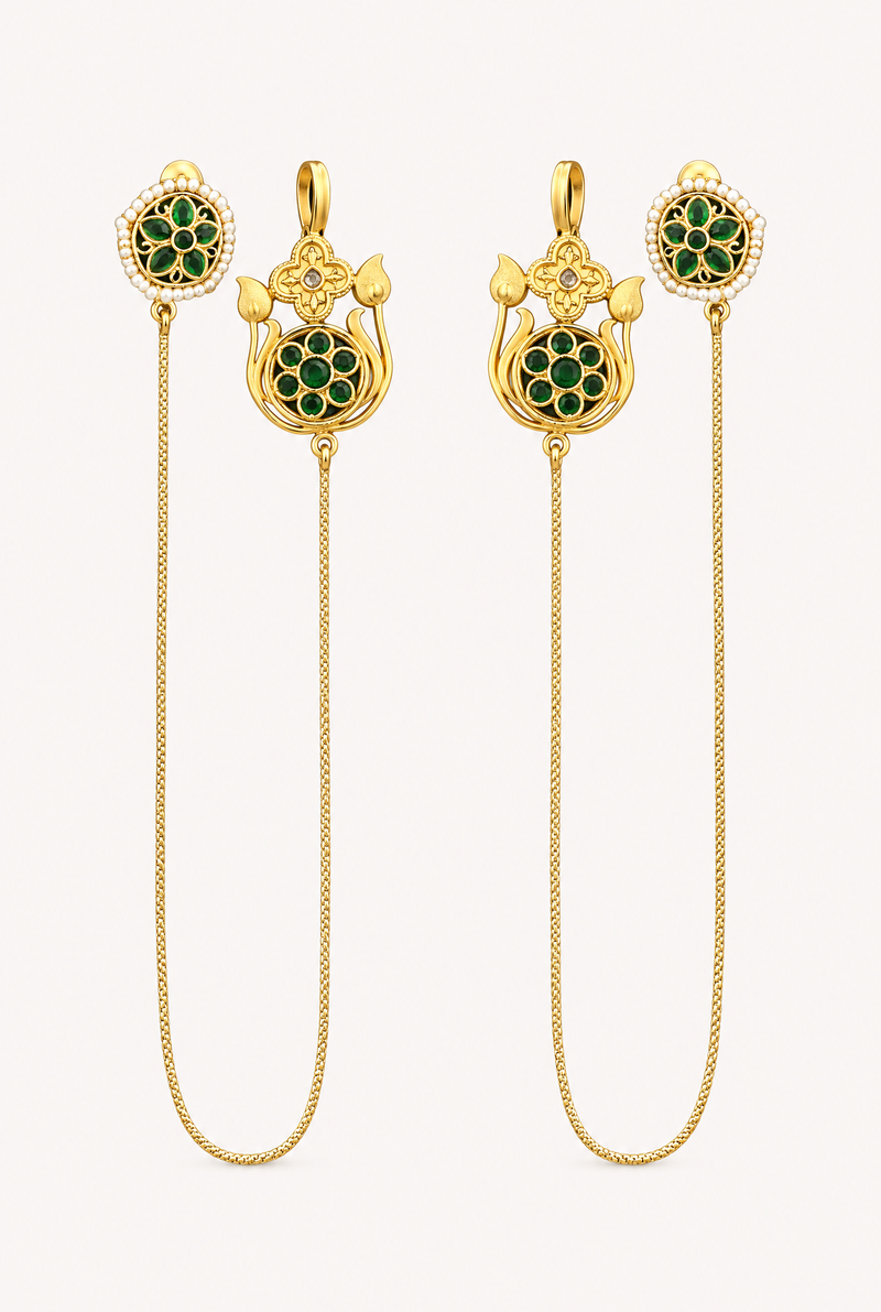 Kuhu Kaan Chain Earring