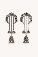 Rooh Oxidized Earring