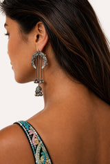 Rooh Oxidized Earring