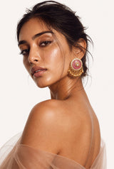 Gulabi Gulab Studs (Pink)