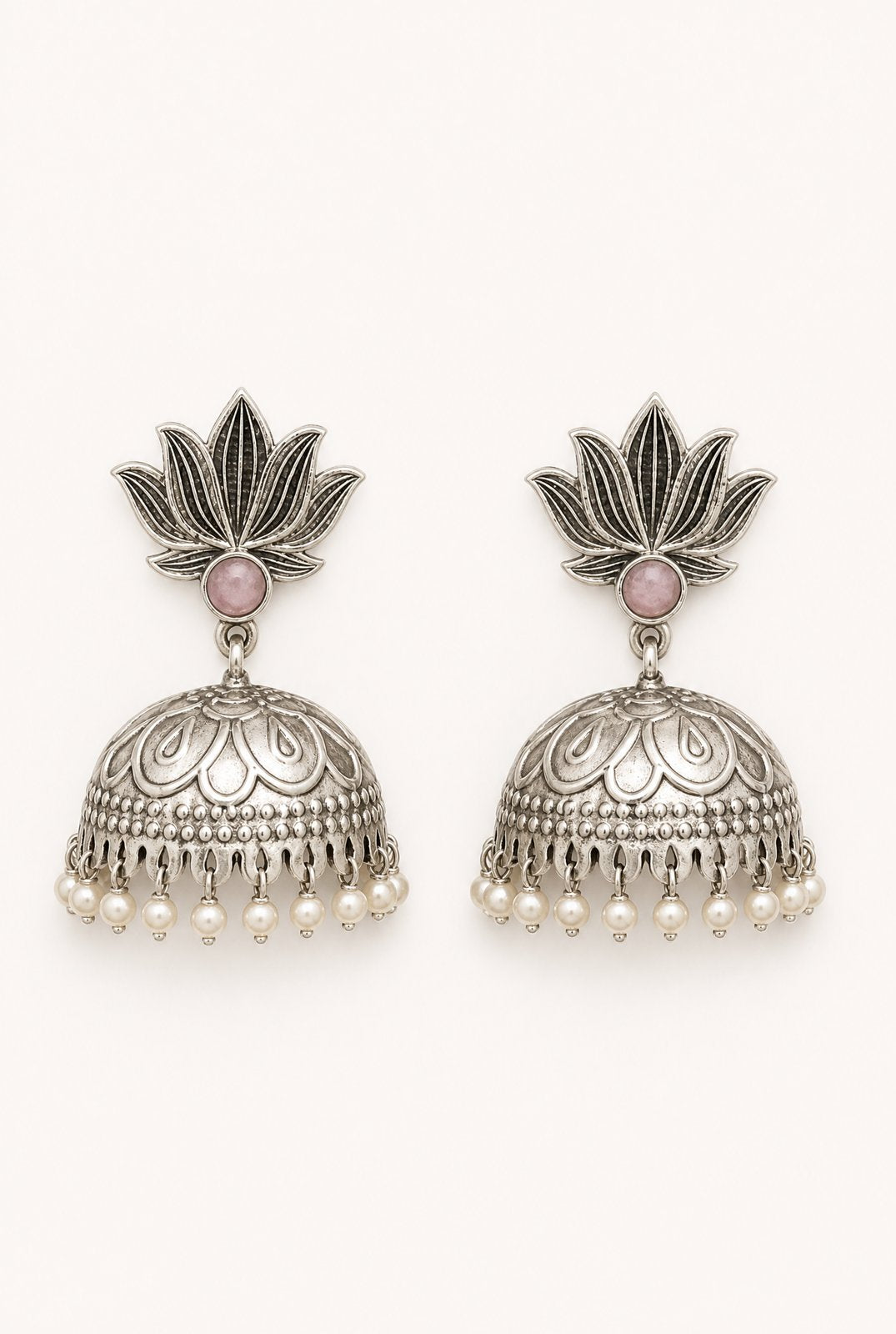 Kamal Jhumki (Pink)