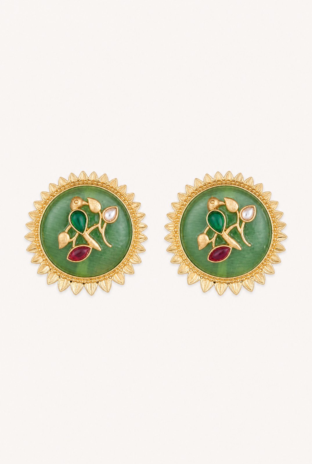 Keer Studs (Light Green)